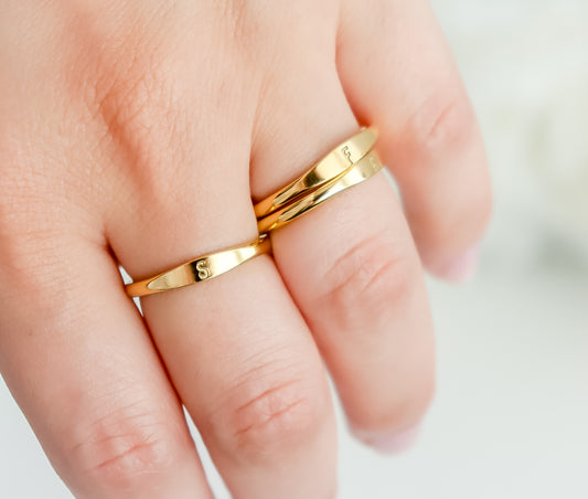 Initial Letter Ring (A to M)