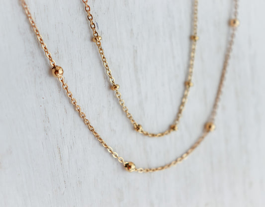 Dotted Chain Necklace