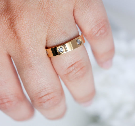Zircon Ring | Studded Ring I Diamond Stack Ring I Twist Ring | Minimalist Ring I Gift for Girlfriend I Ring For Women I Christmas Gift