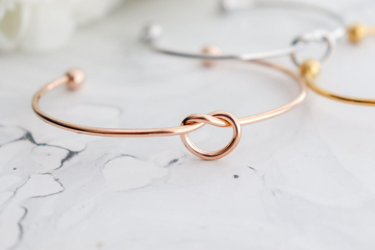 Love Knot Bangle Bracelet