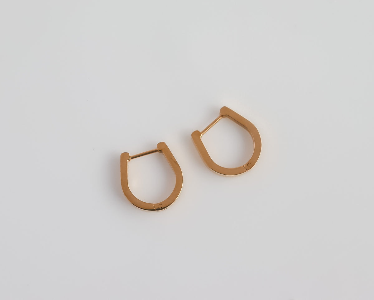 Simple Half Hoop Earring