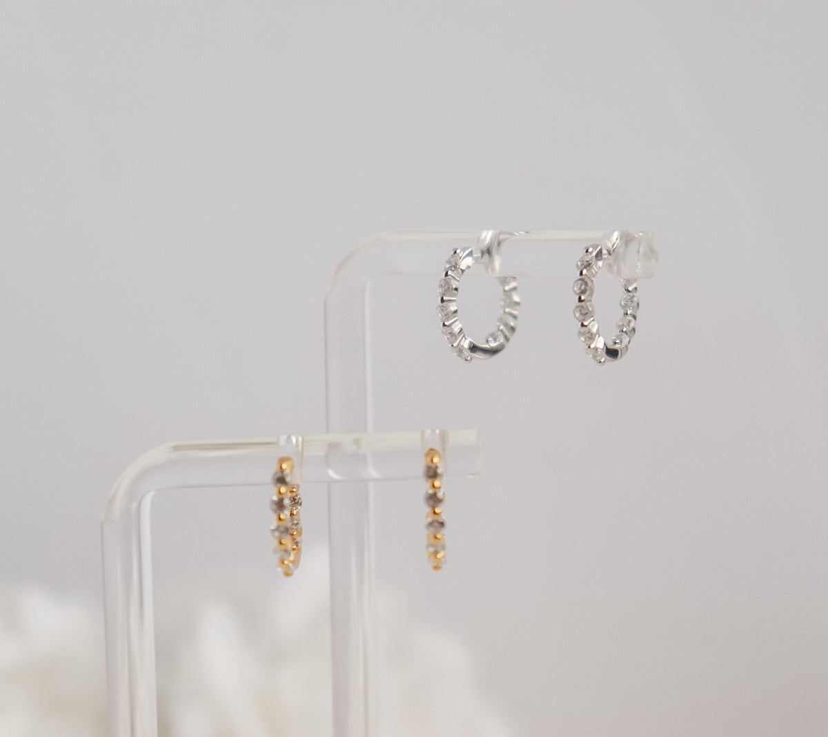 Double-Sided Huggie Earrings