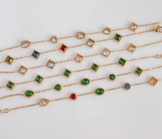 Vintage Inspired Stone Bracelet