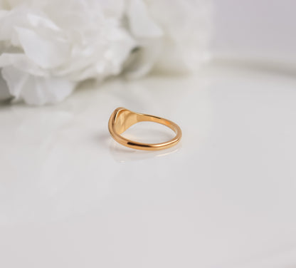 Sunburst Signet Ring