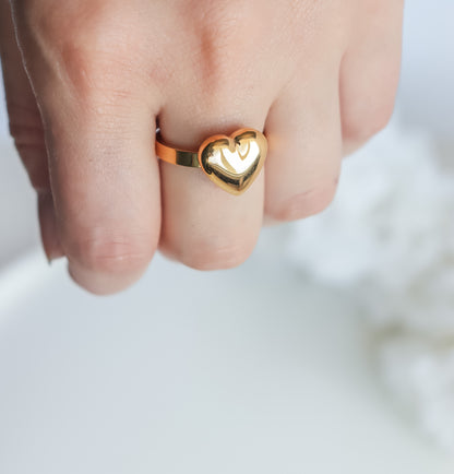 Heart Signet Ring