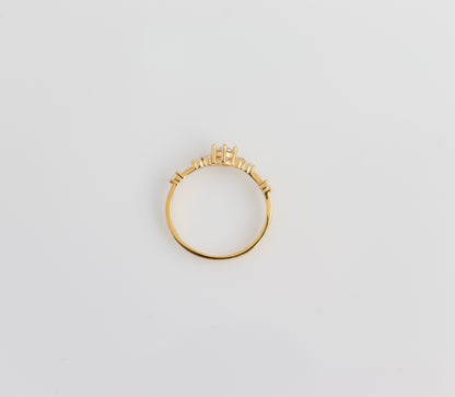 Vintage Inspired Zircon Ring