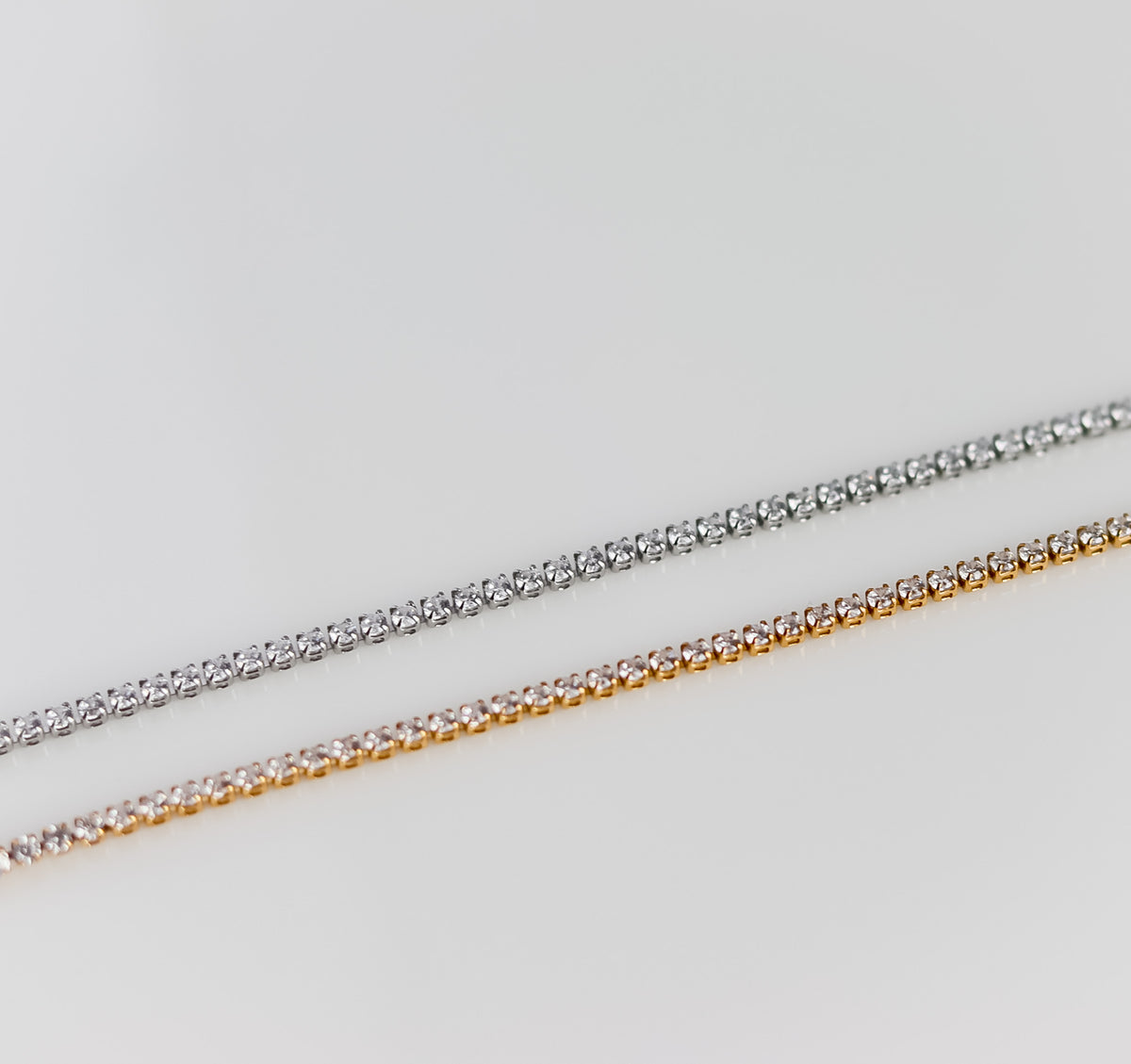 Small Round Zircon Tennis Bracelet