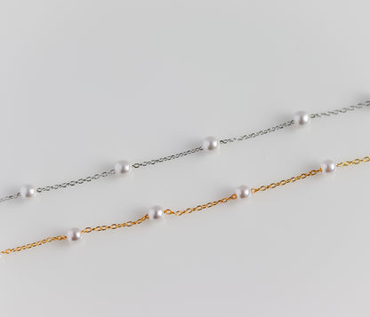Circle Pearl Bracelet