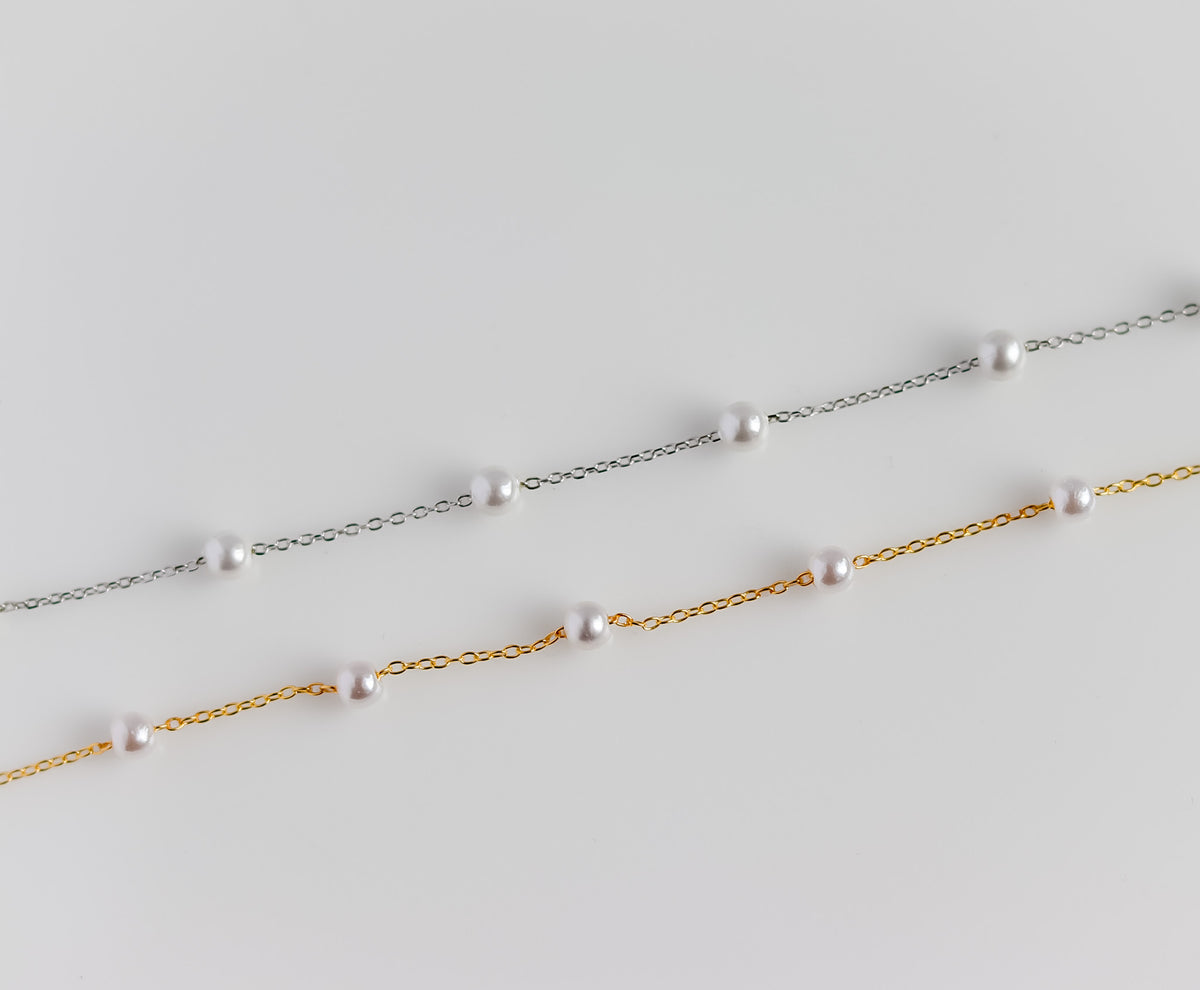 Circle Pearl Bracelet