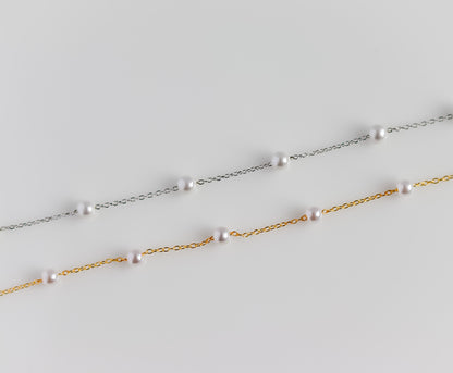 Circle Pearl Bracelet