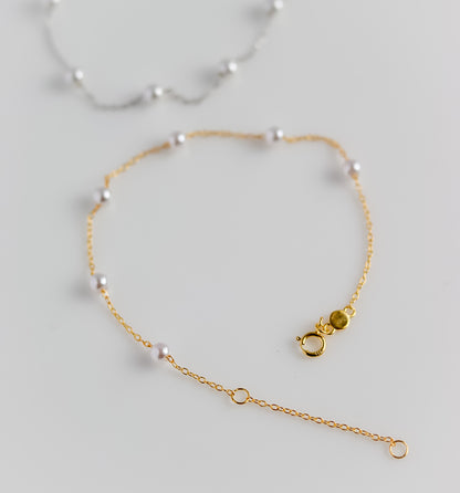 Circle Pearl Bracelet