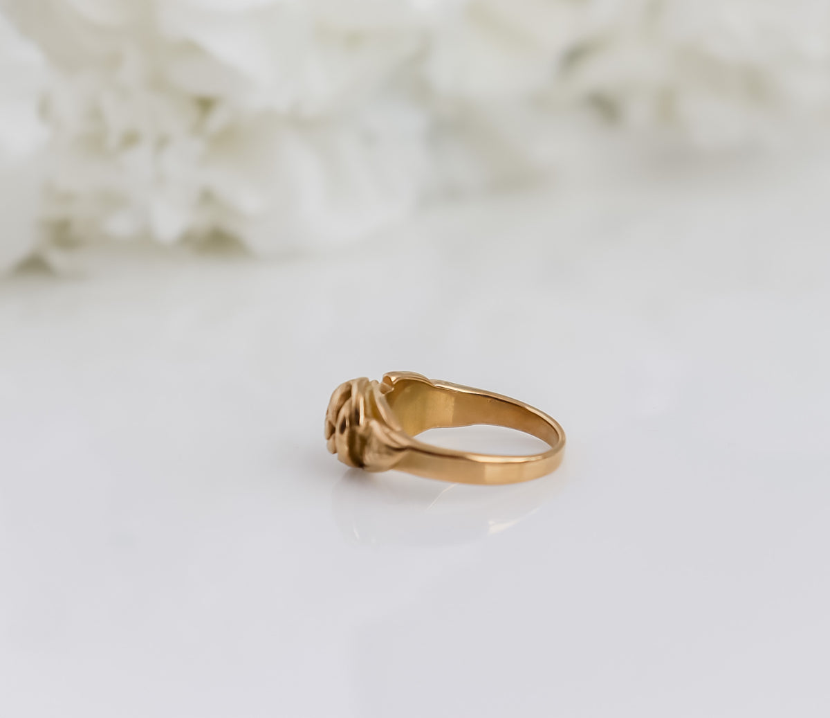 Small Statement Rose Ring
