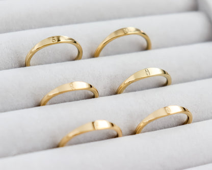 Initial Letter Ring (N to Z)