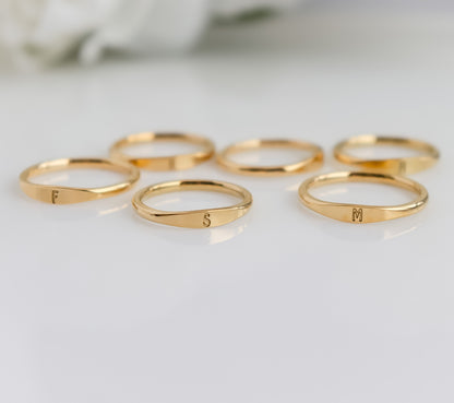 Initial Letter Ring (N to Z)