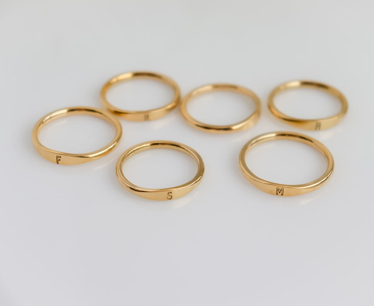 Initial Letter Ring (N to Z)