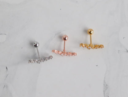 Zircon Studded Earrings