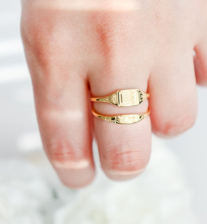 Minimal Statement Band (Sun/Rectangle)