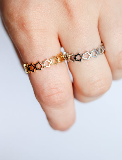 Star Ring I Star Ring I Gold Ring I Star Signet Ring I Stackable Ring I Simple Ring I Gift for Her I Ring For Her I Christmas Gift