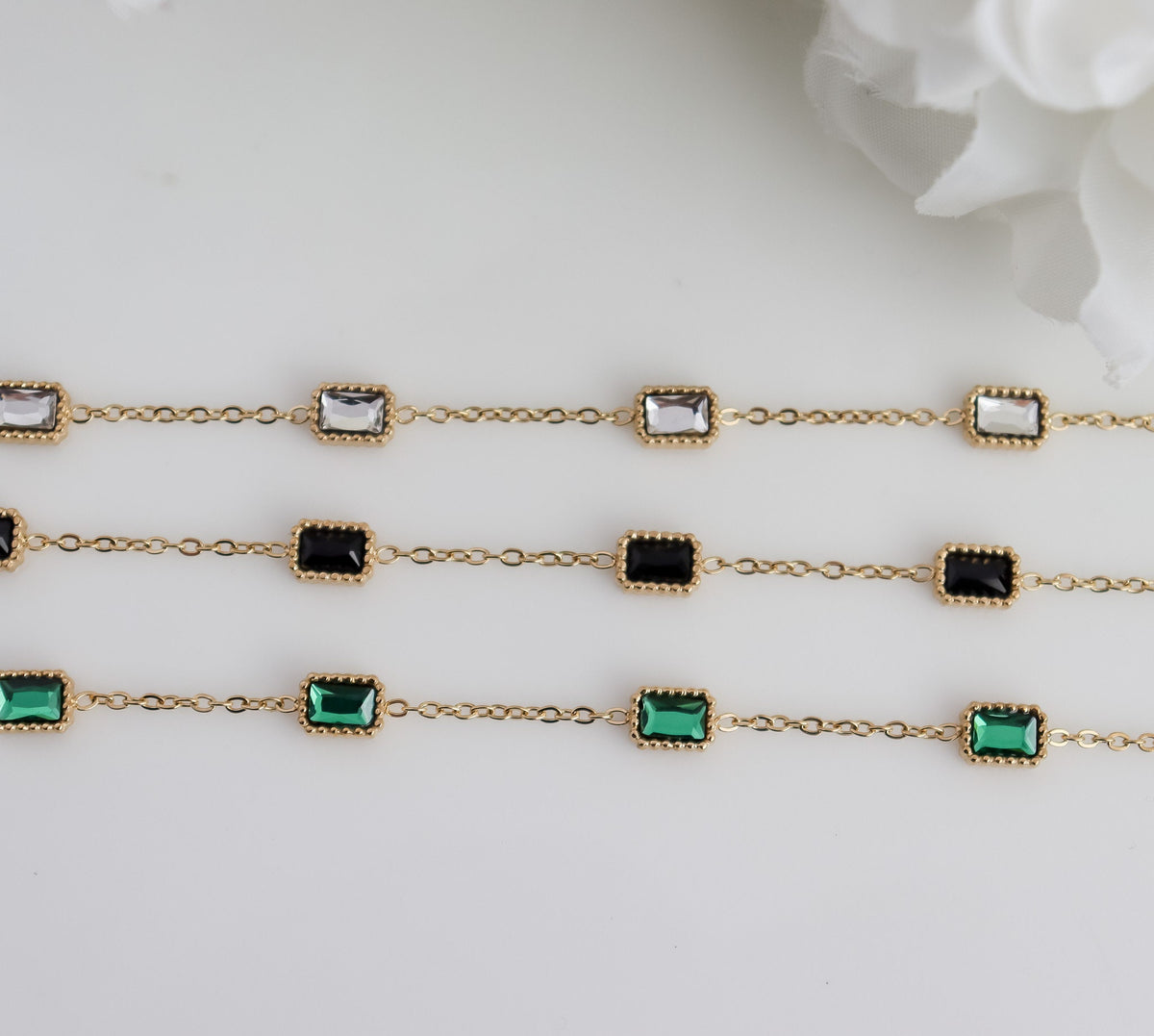 Tennis Bracelet, Gold Tennis Bracelet, Sqaure Bracelet, Diamond Bracelet, Dainty Bracelet, Gift for Her, CZ Tennis Bracelet, Gold Bracelet