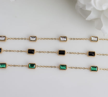 Tennis Bracelet, Gold Tennis Bracelet, Sqaure Bracelet, Diamond Bracelet, Dainty Bracelet, Gift for Her, CZ Tennis Bracelet, Gold Bracelet