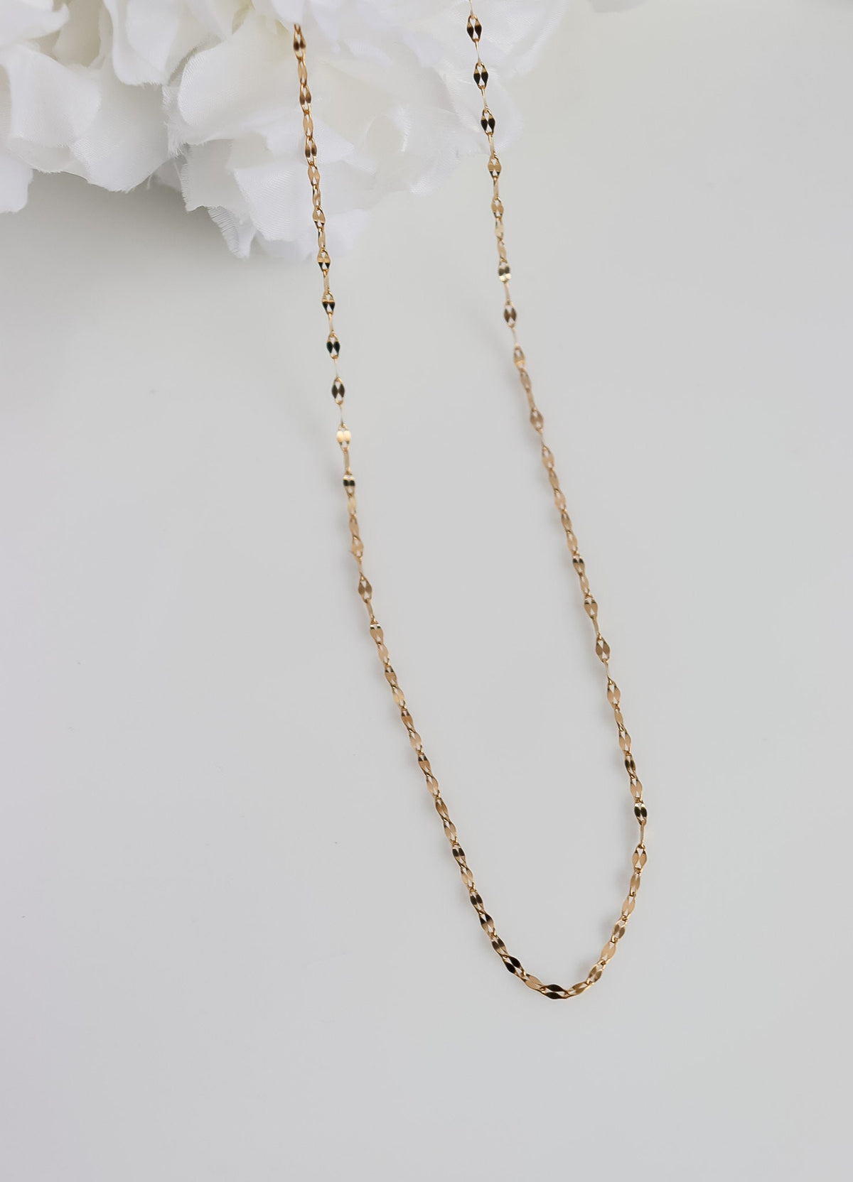 Flutter Chain Necklace I Lip Simple Chain | Double Layering Necklace I Stacking Necklace I Girlfriend Gift I Minimal Necklace| Lip Choker