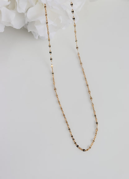Flutter Chain Necklace I Lip Simple Chain | Double Layering Necklace I Stacking Necklace I Girlfriend Gift I Minimal Necklace| Lip Choker