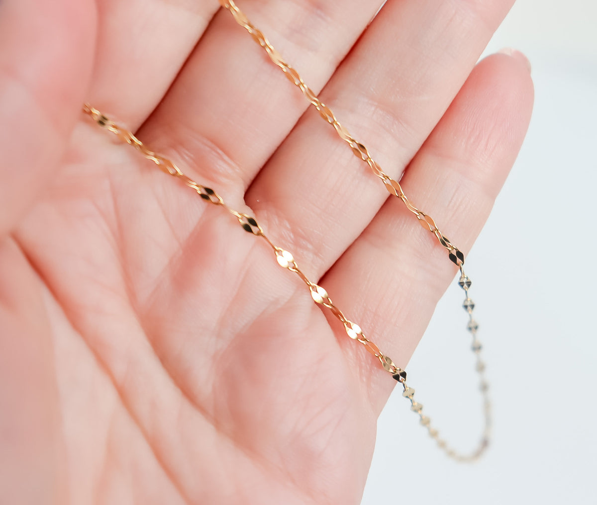 Flutter Chain Necklace I Lip Simple Chain | Double Layering Necklace I Stacking Necklace I Girlfriend Gift I Minimal Necklace| Lip Choker