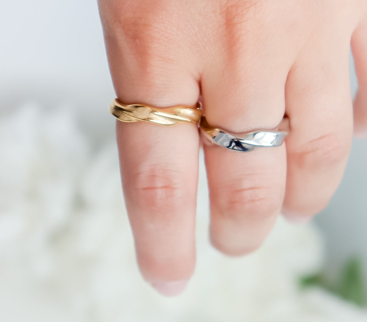 Wavey Ring I Wave Ring | Curvy Ring | Statement Ring | Water Element Ring | Twisted Ring | Bridesmaid Gift | Minimalist Ring For women
