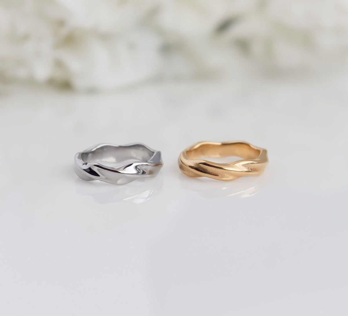 Wavey Ring I Wave Ring | Curvy Ring | Statement Ring | Water Element Ring | Twisted Ring | Bridesmaid Gift | Minimalist Ring For women
