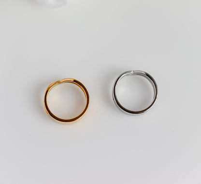 Double Wishbone Ring | Stackable Wishbone Ring | Chevron Ring | Double Layer Ring | Gold Minimalist Ring | Stacking Ring | Ring For women