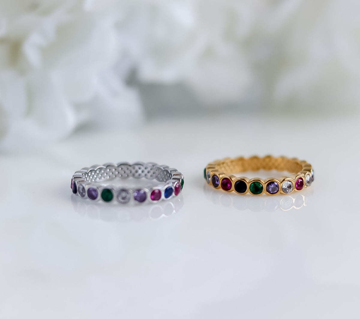 Gemstone Ring | Cubic Zirconia Ring | Crystal Ring | Celestial Jewelry | Studded Ring | Star Signet Ring I Statement Ring I Ring For Her.