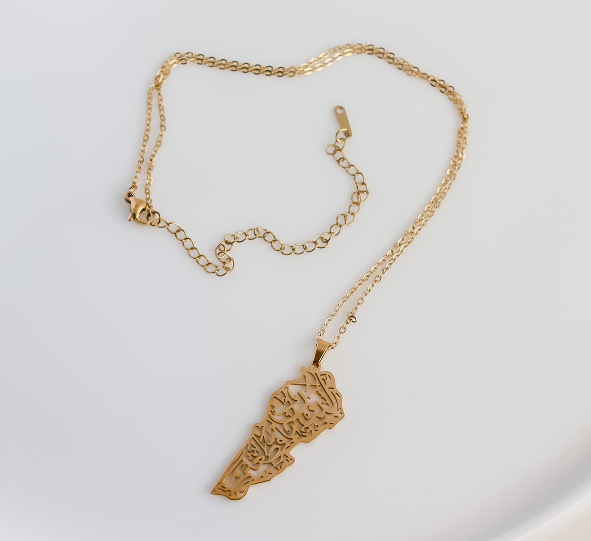 Lebanon Necklace | Lebanon Map Necklace | Libanan Necklace | Country Pride Necklace | Christmas gift | Lebanon Country Map