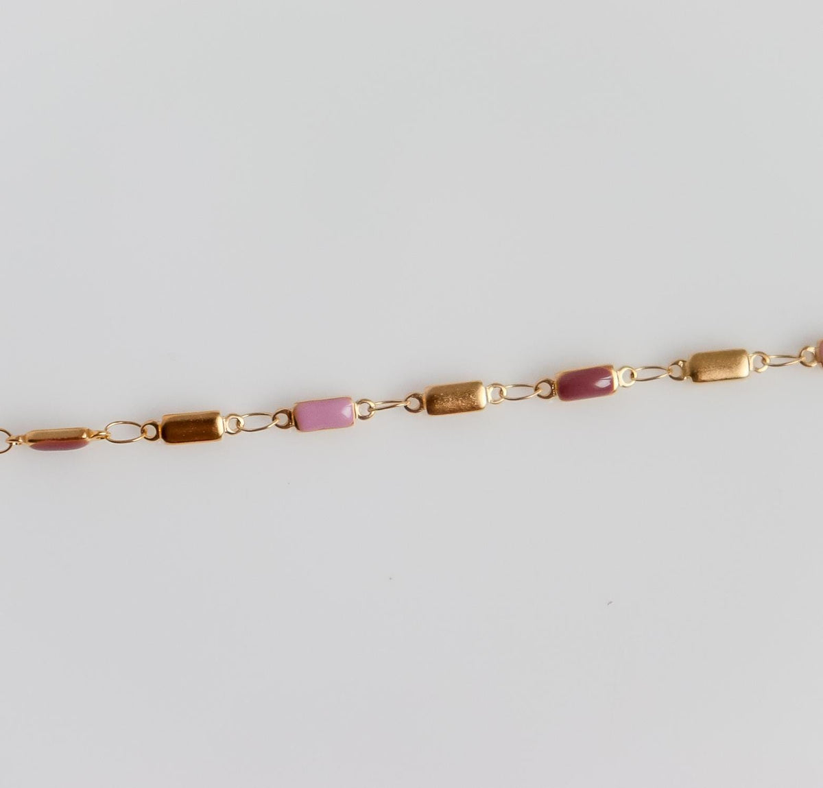 Pink Tennis Bracelet | Gemstone Bracelet | Gothic Jewelry | Girlfriend Gift | Minimal Bracelet | Christmas Gift | Cubic Zirconia Bracelet