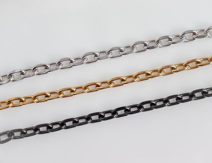Cable Chain Bracelet | Double Layering Bracelet | Stacking Bracelet | Unisex Bracelet | Minimal Bracelet | Bridesmaid Gift | Christmas Gift