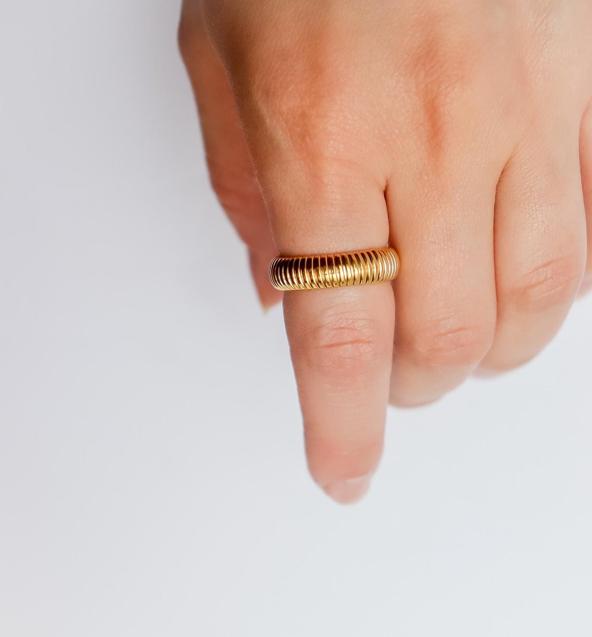 Round Lined Ring | Flexible Ring | Gold Ring I Statement Ring | Simple Ring | Ring For Her I Christmas Gift