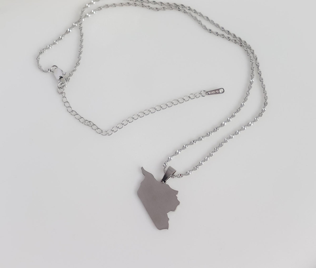 Syria Necklace | Suria Necklace | Syria Map Necklace | Country Pride Necklace | Minimalist Wedding Jewelry | Eid Gift I Syria Country Map