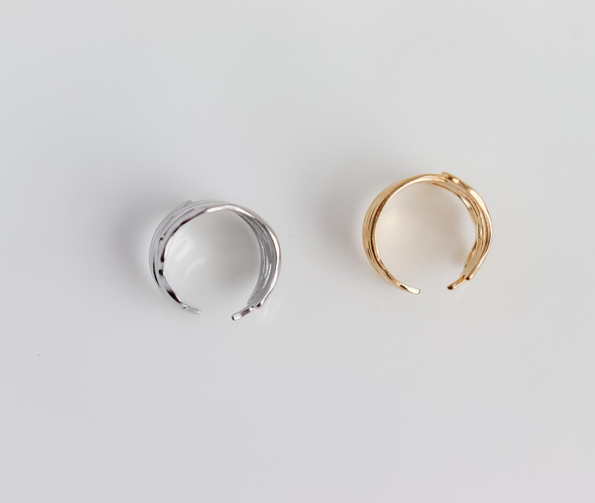 Chunky Wavy Ring | Resizable Simple Ring | Twisted Ring | Boho Ring | Bridesmaid Gifts I Gold Minimalist Ring for Stacking I Ring For women