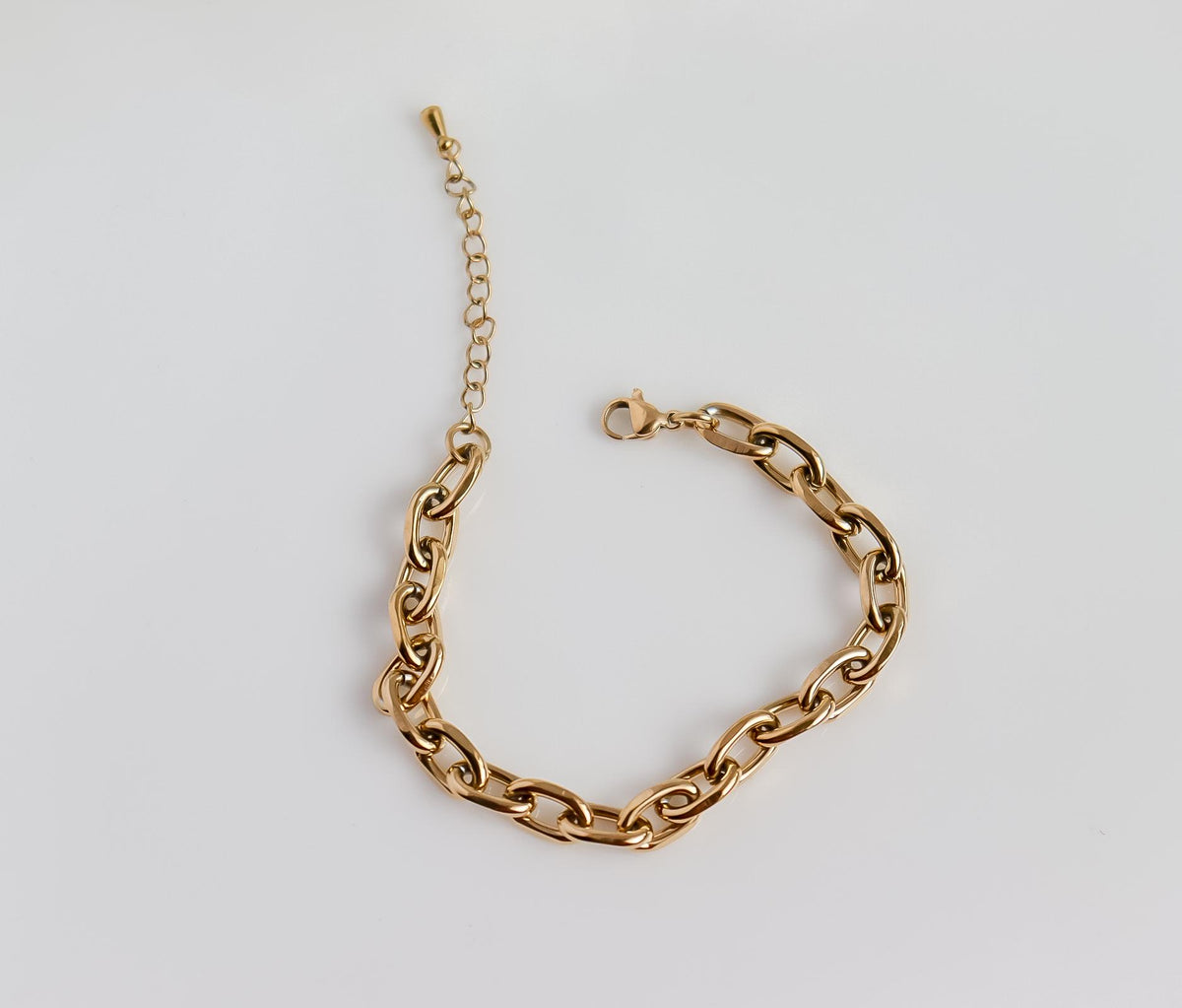 Cable Chain Bracelet | Double Layering Bracelet | Stacking Bracelet | Unisex Bracelet | Minimal Bracelet | Bridesmaid Gift | Christmas Gift