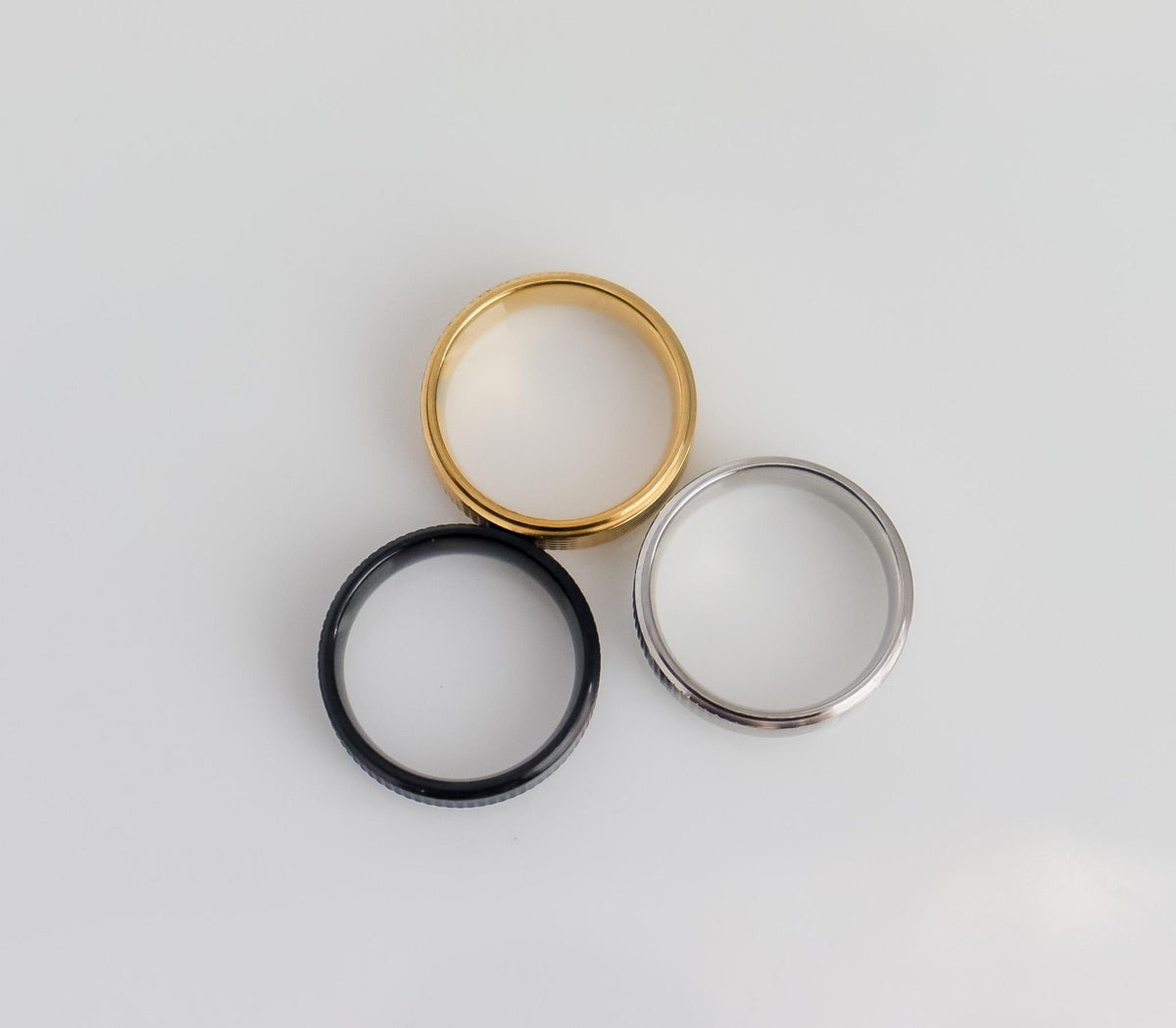 Lined Ring | Gold Ring | Unisex ring | Ring For Women | Christmas Gift | Stargazer Ring | Textured Ring | Simple Ring
