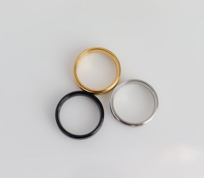 Lined Ring | Gold Ring | Unisex ring | Ring For Women | Christmas Gift | Stargazer Ring | Textured Ring | Simple Ring