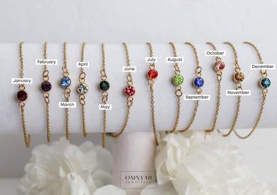 Birth Month Stone Bracelet