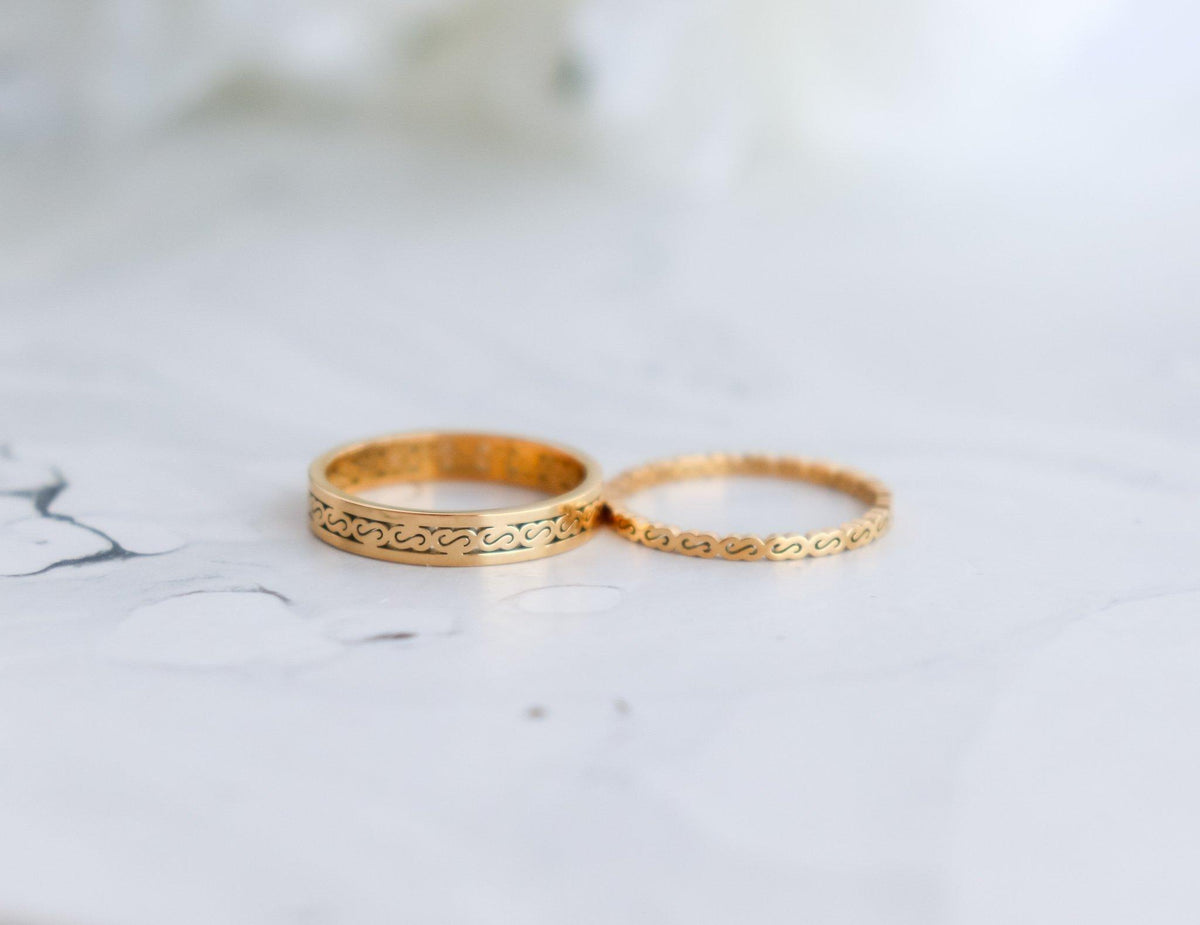S Pattern Ring