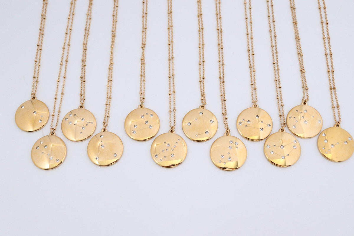 Medallion Zodiac Necklace