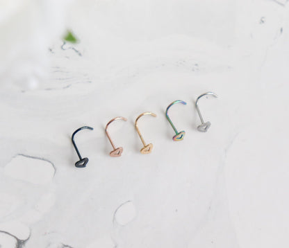 Dainty Heart Nose Ring
