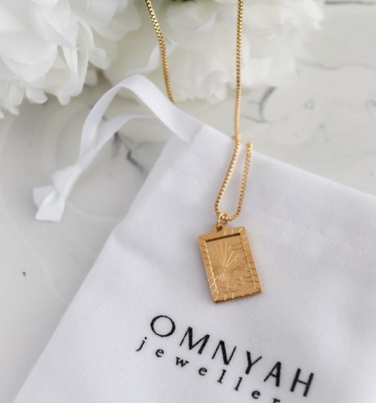 Sun Tag Necklace