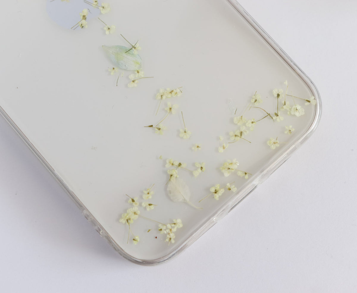 Pink & Blue Blossom Petals Phone Case