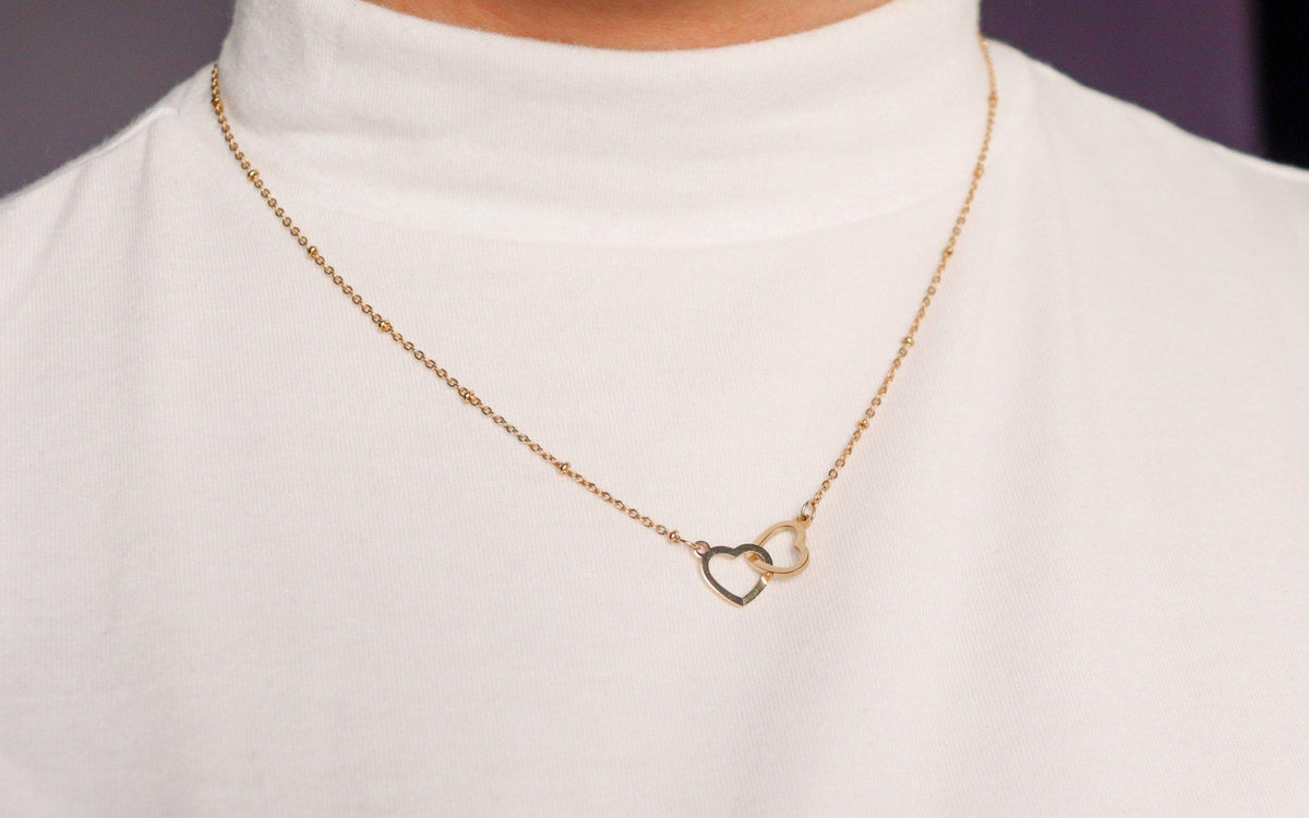 Interlocked Hearts Necklace