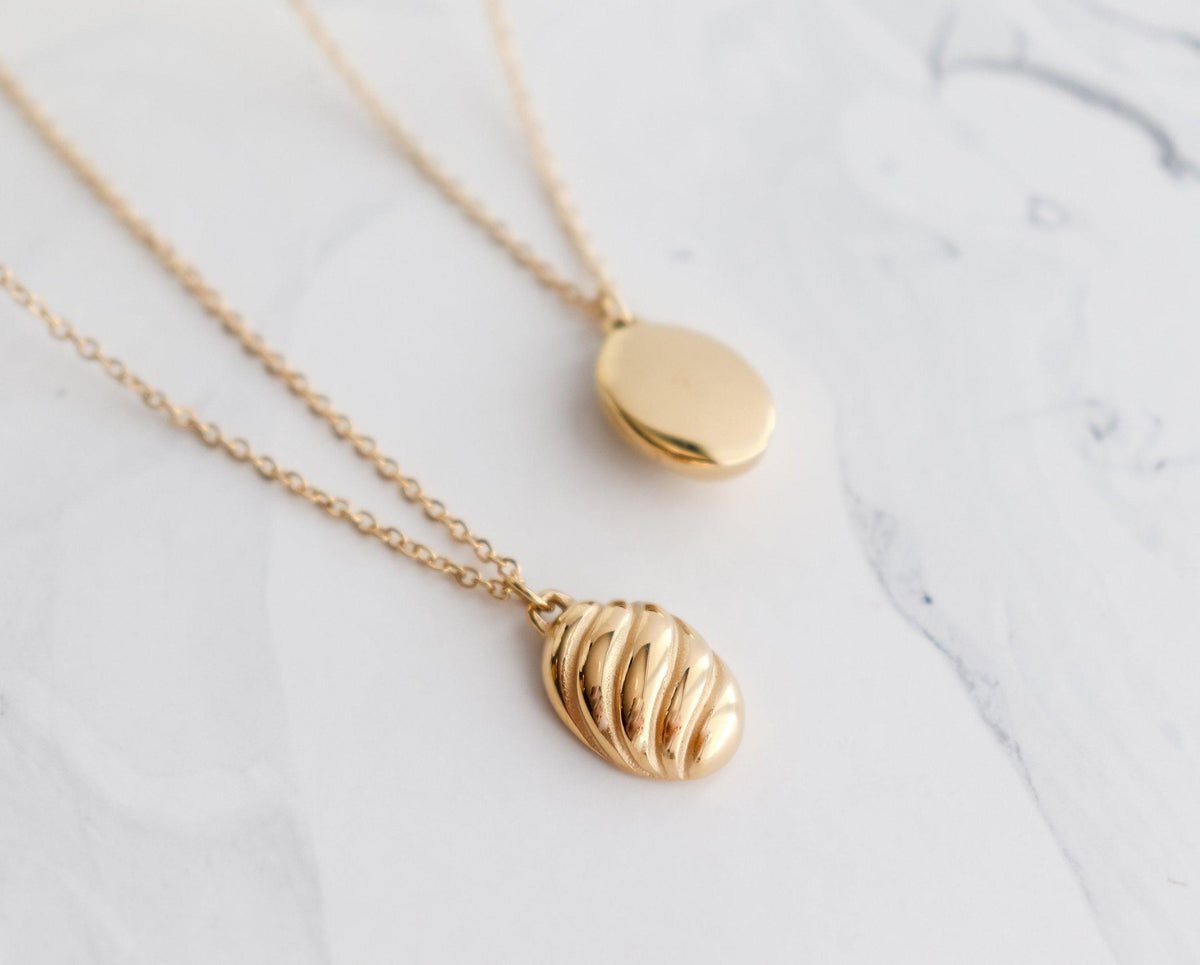 Croissant Pendant Necklace