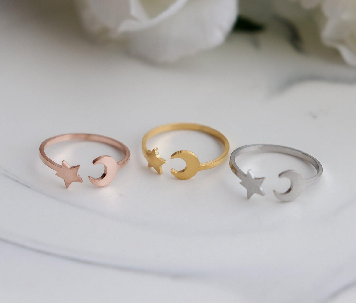 Moon Star Ring