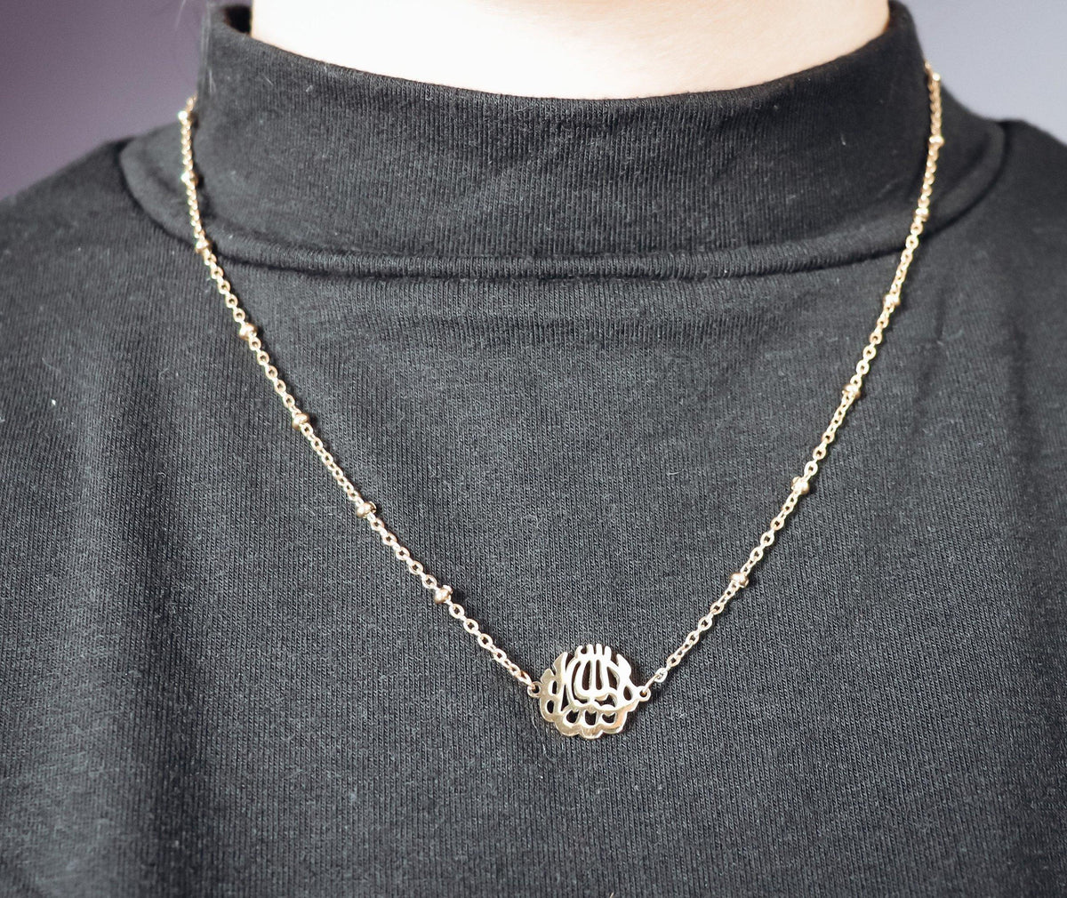 MashaAllah Calligraphy Pendant Necklace